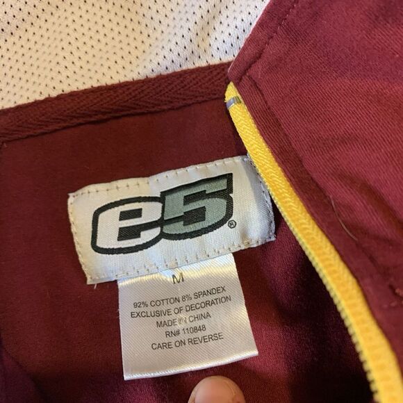 Iowa State ISU 1/4 Zip (M) Women's Top - Red Cyclones Thumb Holes Athletic Sport - Picture 5 of 10